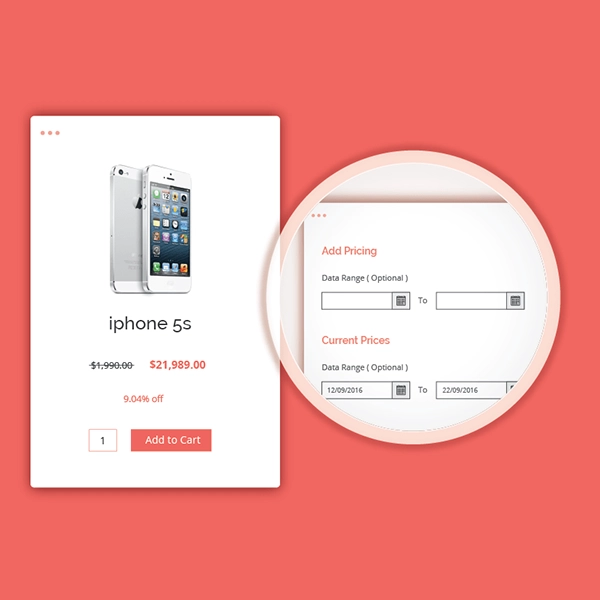 Date Range Based Pricing