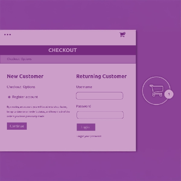 Simple, One-Page Customer Checkout